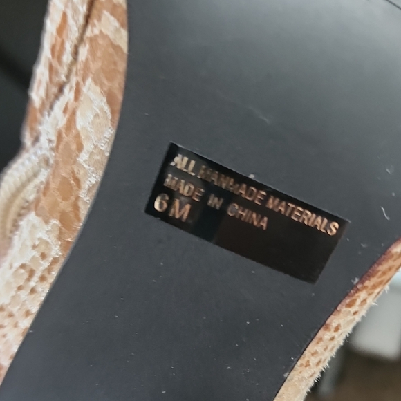 Vintage Edward Paul Snake Print Pointed Toe Heeled Boots - Picture 6 of 7